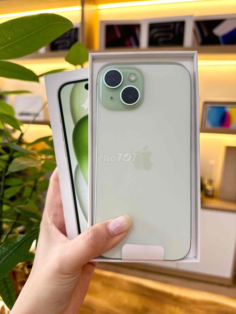 iPhone 15 128GB VN Green Fullbox