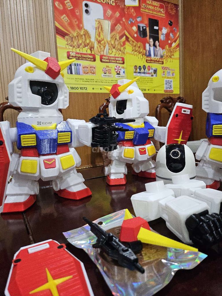 Mô hình trang trí Gundam Đa sắc. Mua bán Sở thích khác tại Huyện Thới Bình Cà Mau được đăng bởi BTech hình 1