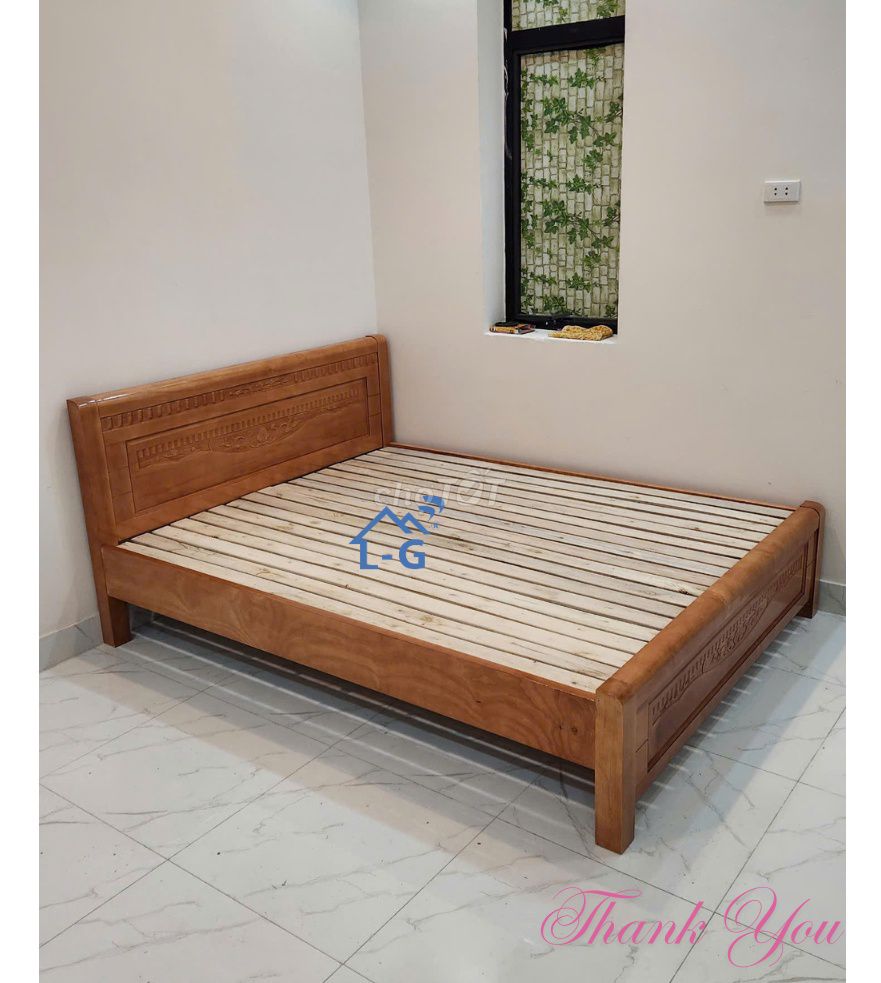Giường ngủ gỗ sồi màu nnâu--*-Giá tận xưởng- gỗ. Mua bán Giường, chăn ga gối nệm tại Quận 7 Tp Hồ Chí Minh được đăng bởi GIƯỜNG SẮT SƠN LÂM hình 1