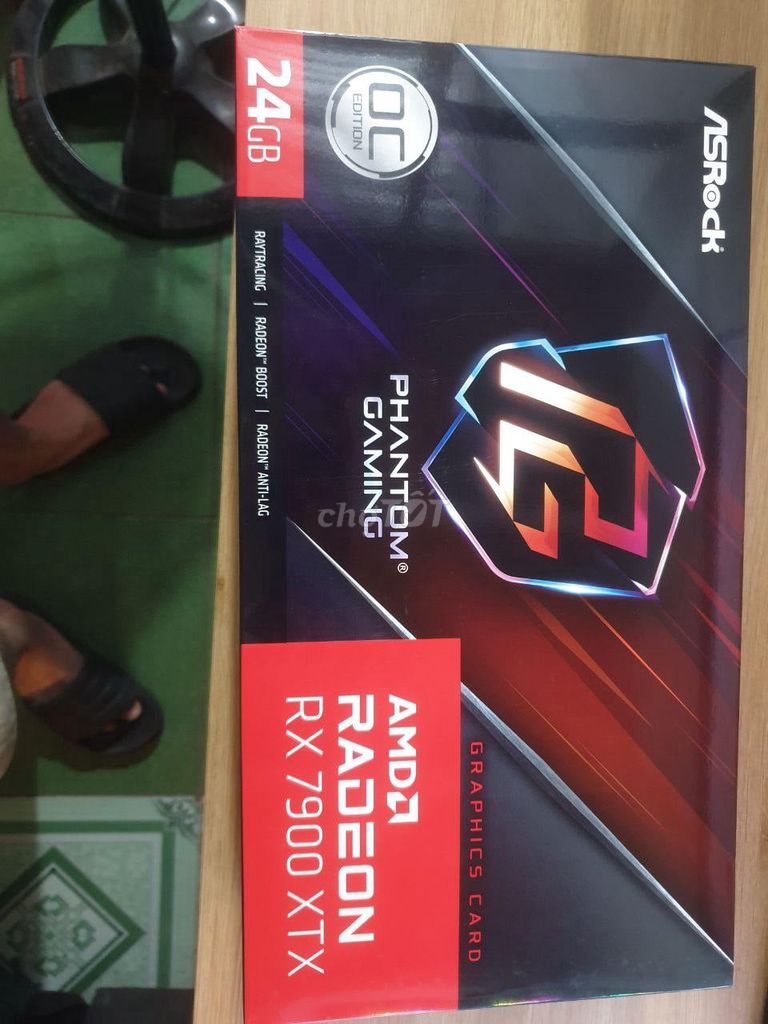 Card màn hình ASROCK Radeon RX 7900 XTX. Mua bán Linh kiện (RAM, Card...) tại Thành phố Thủ Đức Tp Hồ Chí Minh được đăng bởi Long DD hình 1
