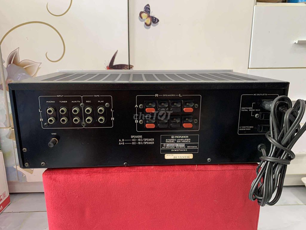 Ampli Pioneer SA 7400 II. Mua bán Tivi, Âm thanh tại Thành phố Thuận An Bình Dương được đăng bởi A . Phú hình 3