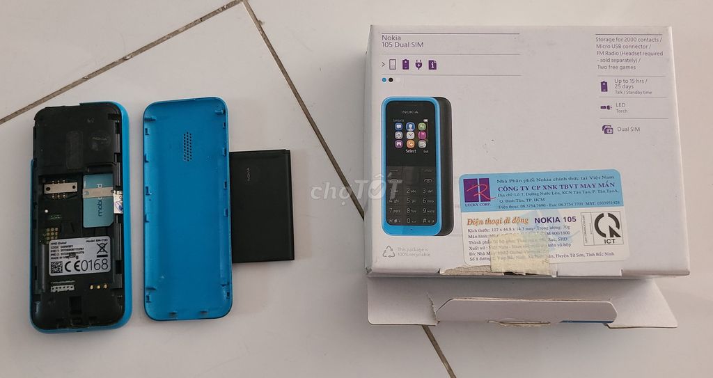 Điện Thoại 2G Pin Sạc Nokia 105 Cũ Zin Còn Hộp. Mua bán Điện thoại tại Quận Bình Thạnh Tp Hồ Chí Minh được đăng bởi Duong Minh Duy hình 1
