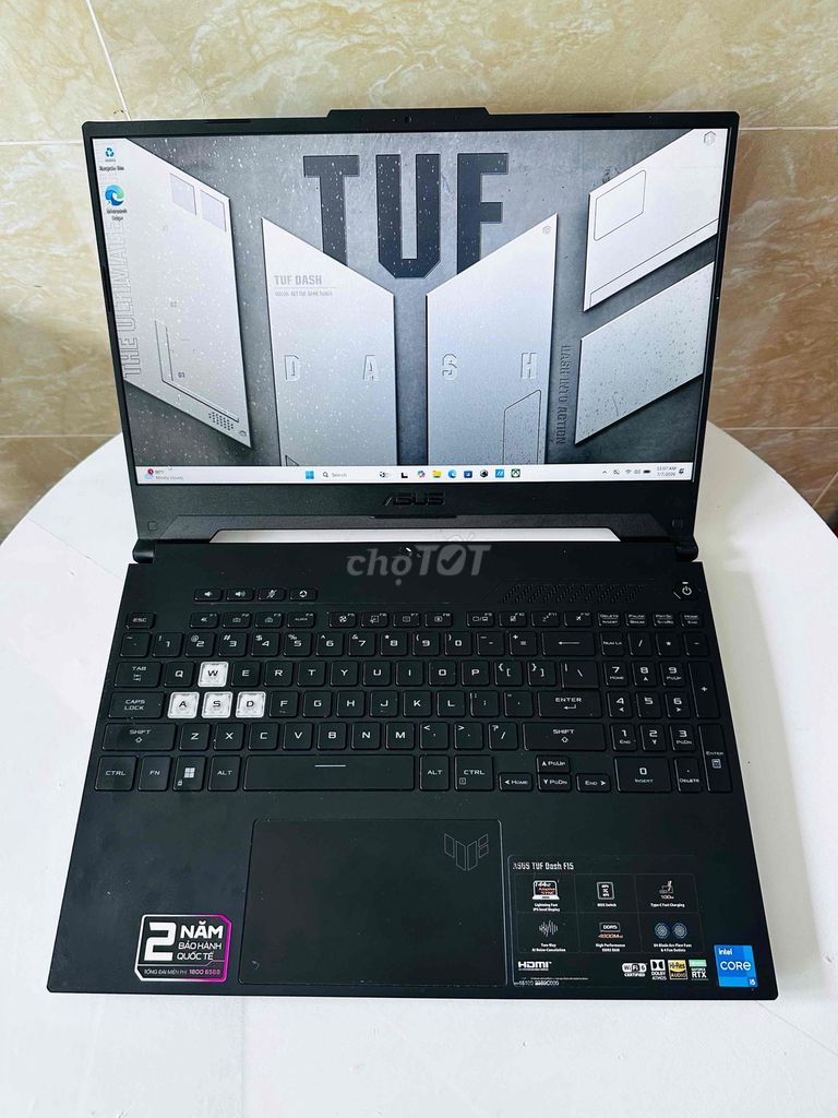 Asus TUF DASH F15 FX507ZE i5 12450H, RTX3050 TI. Mua bán Laptop tại Quận 12 Tp Hồ Chí Minh được đăng bởi Mr T hình 1