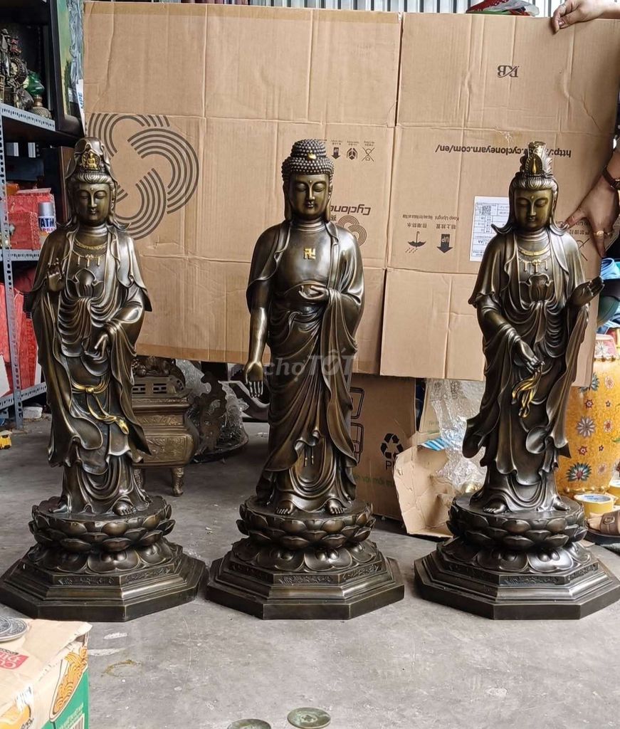 Tượng Phật Đồng Đồng cổ. Mua bán Đồ sưu tầm, đồ cổ tại Thành phố Thủ Đức Tp Hồ Chí Minh được đăng bởi Tho Nguyen hình 1