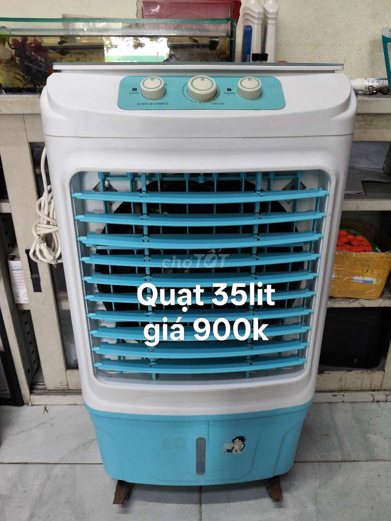 Quạt hơi nước Xanh 35 lít. Mua bán Quạt tại Quận Cẩm Lệ Đà Nẵng được đăng bởi Quạt củ giá ok hình 1