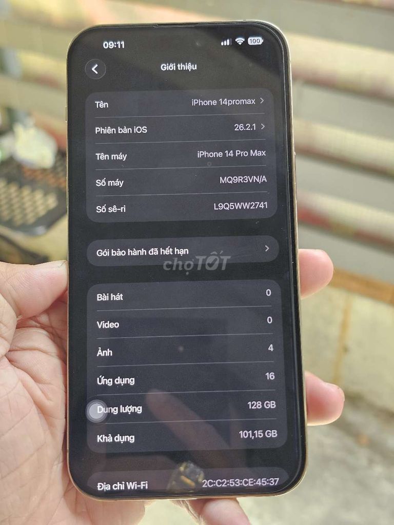 iPhone 14 Pro Max 128GB VN zin toàn bộ giá rẻ . Mua bán Điện thoại tại Quận 8 Tp Hồ Chí Minh được đăng bởi Thiên Hòa mobile  hình 1