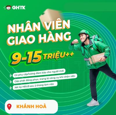 GHTK TUYỂN DỤNG SHIPPER GIAO NHẬN HÀNG