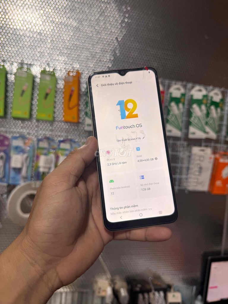 Vivo Y16 128GB Vàng. Mua bán Điện thoại tại Huyện Thới Bình Cà Mau được đăng bởi hoang phi hình 1