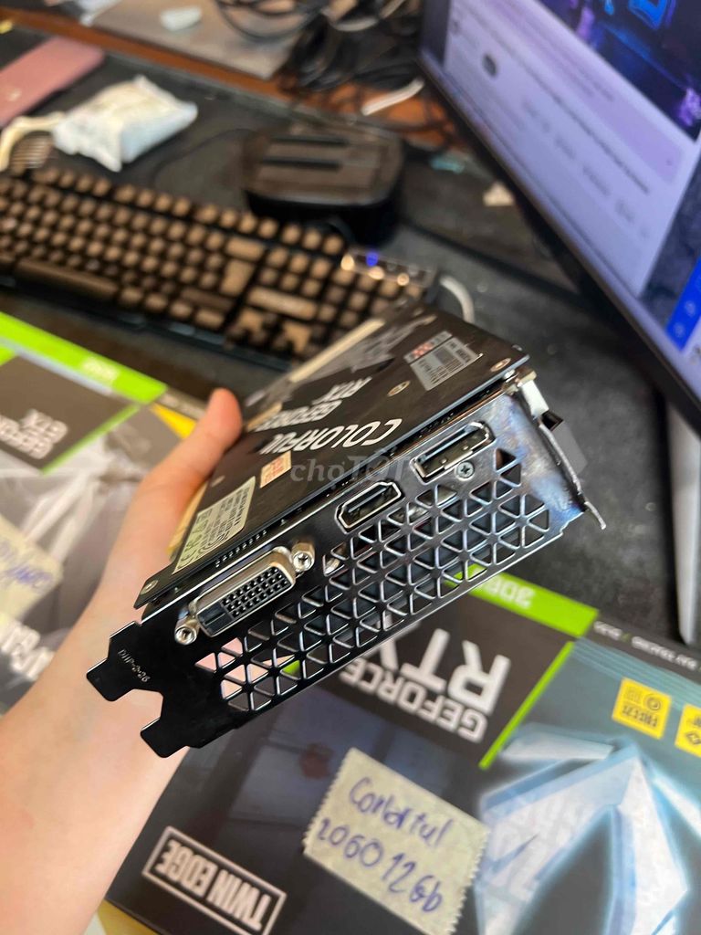 Card màn hình Colorful RTX 2060 12GB hàng đẹp. Mua bán Linh kiện (RAM, Card...) tại Quận Phú Nhuận Tp Hồ Chí Minh được đăng bởi tiến tài 770 nguyễn kiệm p4 quận phú nhuận hình 1