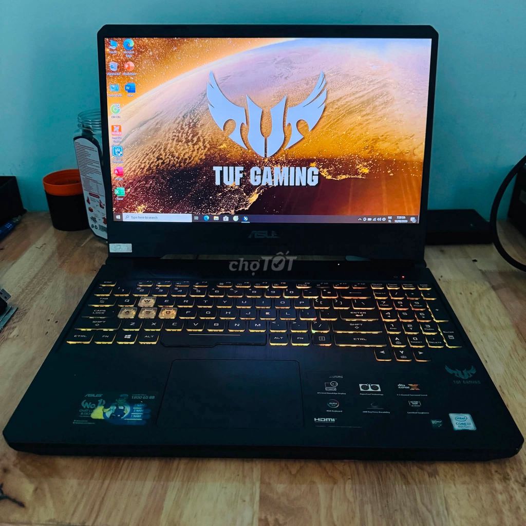 Asus Tuf Gaming FX505GE i7 8750H 8GB GTX 1050 Ti. Mua bán Laptop tại Quận 10 Tp Hồ Chí Minh được đăng bởi Hội Đồ Điện Tử hình 1