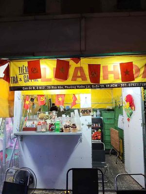 SANG QUÁN CAFE MẶT TIỀN ĐƯỜNG HOÀ HẢO