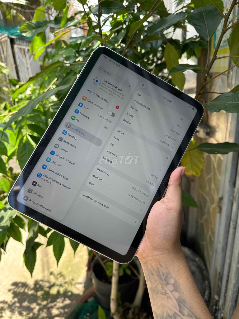 Apple iPad Gen 11 Wifi 128GB Bạc 99%. Mua bán Máy tính bảng tại Huyện Bình Chánh Tp Hồ Chí Minh được đăng bởi Lâm mobiphone hình 1