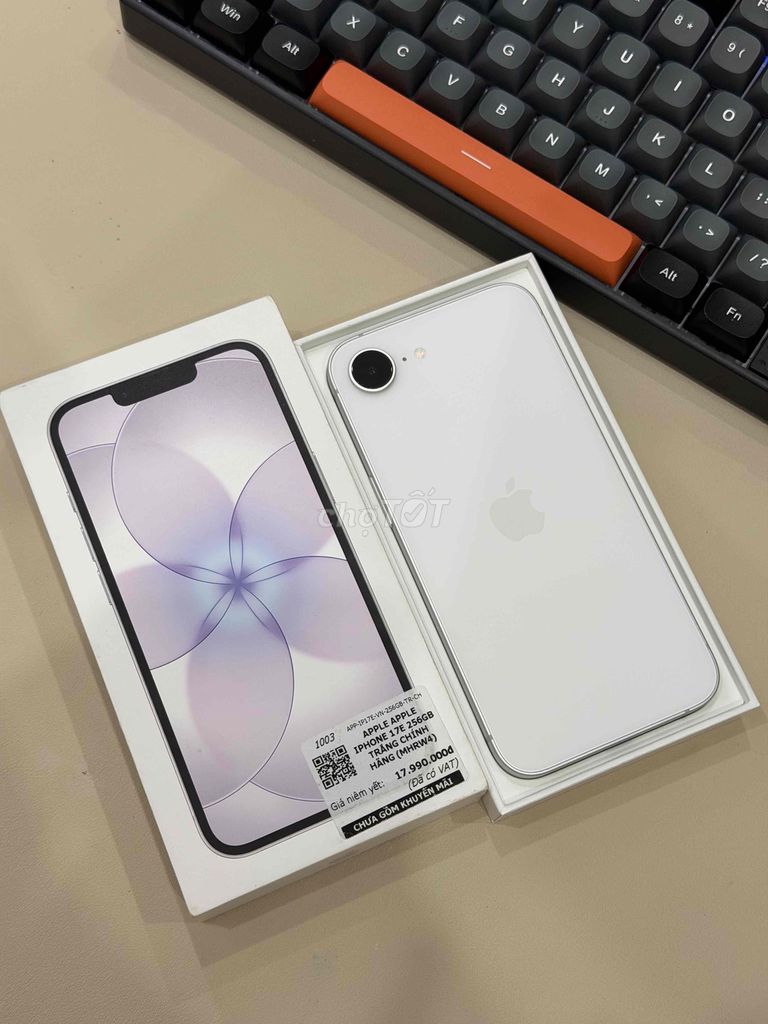 iPhone 17e 256GB Trắng VN/A. Sạc 40L Fullbox. Mua bán Điện thoại tại Quận Ninh Kiều Cần Thơ được đăng bởi Dương Store hình 1