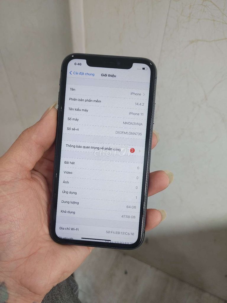 Apple iPhone 11 64G full face id nhậy giao lưu gl. Mua bán Điện thoại tại Quận Nam Từ Liêm Hà Nội được đăng bởi Vụng về ngốc nghếch hình 1