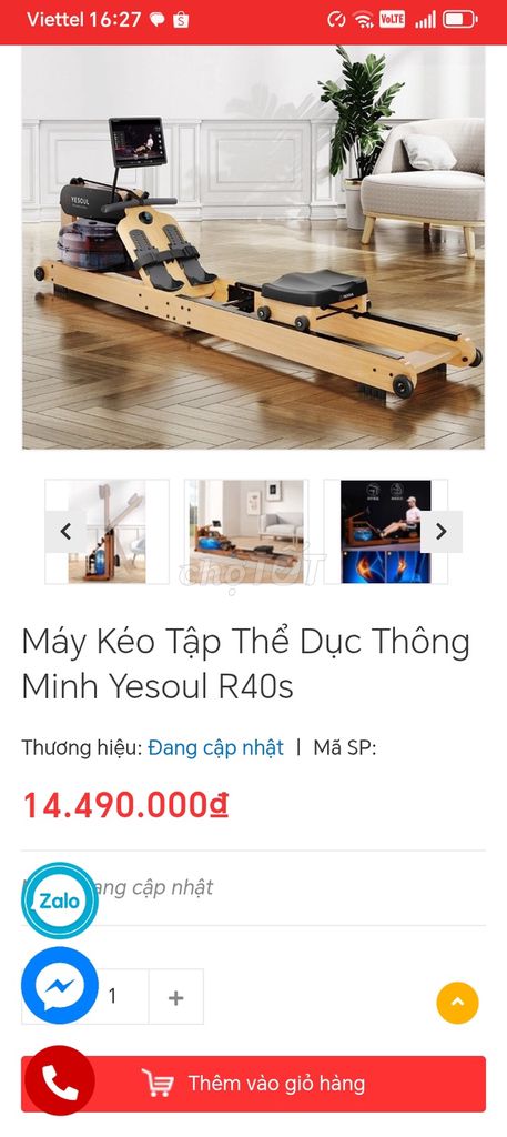 Máy kéo tập thể dục Yesoul R40s Gỗ Mới 99%. Mua bán Đồ thể thao, Dã ngoại tại Quận 7 Tp Hồ Chí Minh được đăng bởi Huong Nguyen hình 1