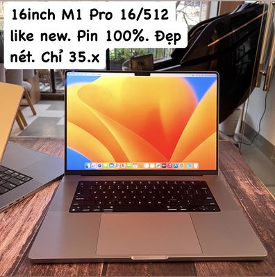 Macbook Pro m1 16 inch ram 16 512GB