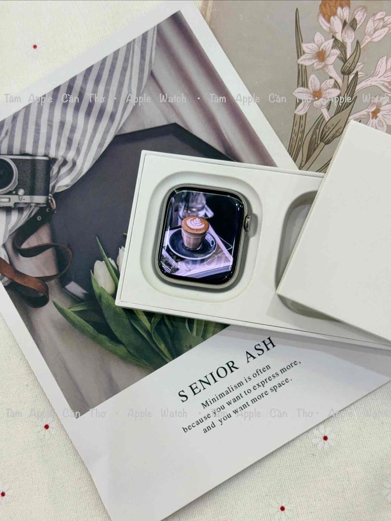 Apple Watch S7 Thép Trắng 45mm. Mua bán Thiết bị đeo thông minh tại Quận Ninh Kiều Cần Thơ được đăng bởi Phạm Minh Tâm hình 1