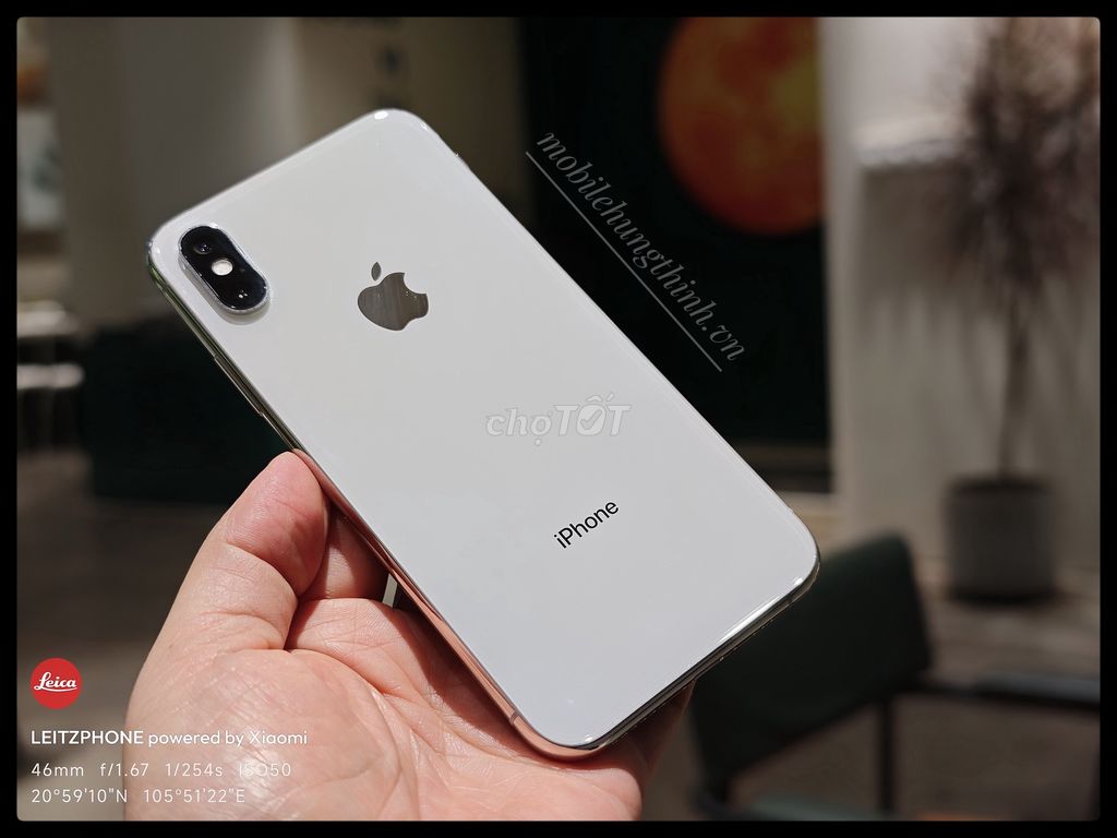iPhone XS 64GB Trắng đẹp 99%. Mua bán Điện thoại tại Quận Hoàng Mai Hà Nội được đăng bởi mobilehungthinh hình 1