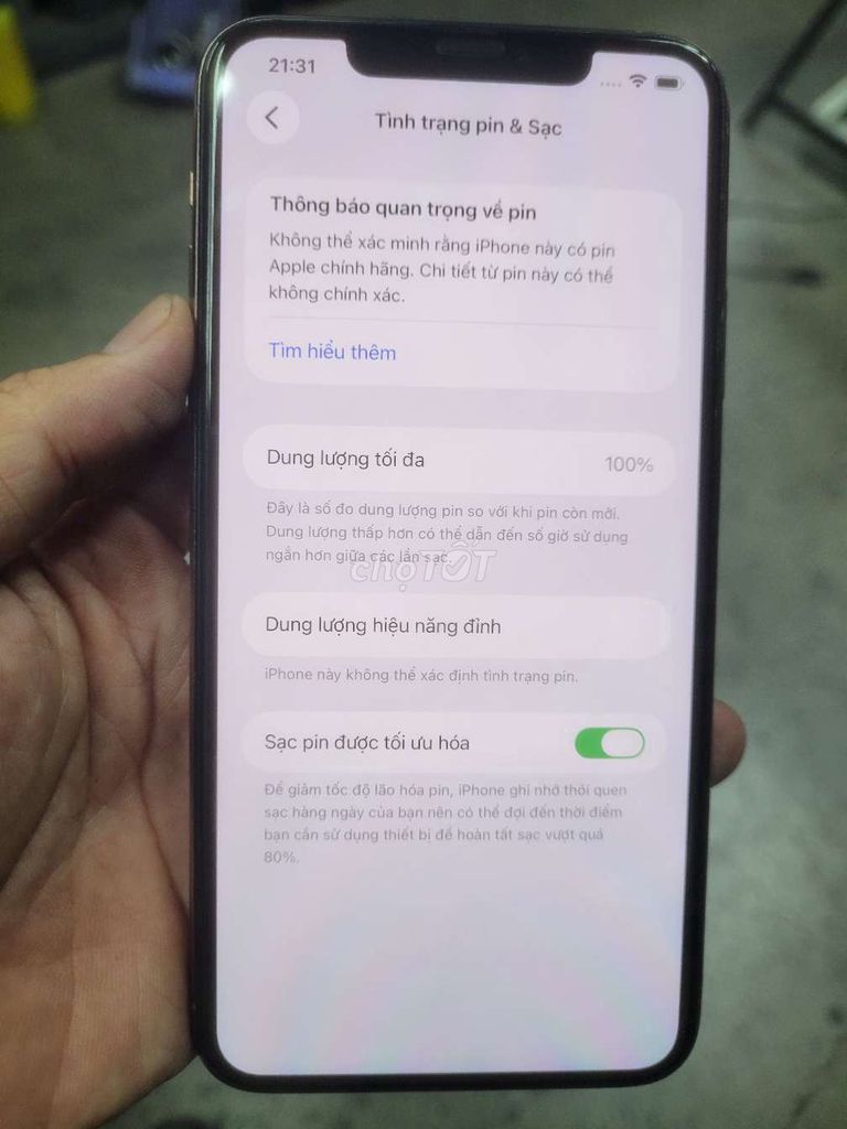 iPhone 11 Pro Max 256GB Vàng. Mua bán Điện thoại tại Thành phố Vĩnh Long Vĩnh Long được đăng bởi Cầm đồ thanh lý  hình 1