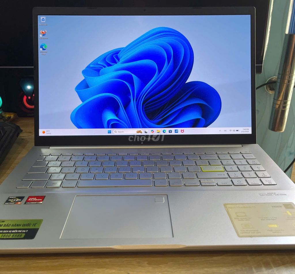 Laptop Asus Ryzen 5 5500U 8GB/512GB 15.6inch Oled. Mua bán Laptop tại Quận Gò Vấp Tp Hồ Chí Minh được đăng bởi Vi Tính Kim Trân hình 1