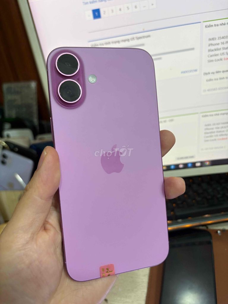 iphone 16plus lock 128g liknew pin 100% bh 8/2026. Mua bán Điện thoại tại Quận Lê Chân Hải Phòng được đăng bởi hoang anh hình 1