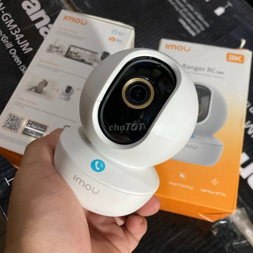 Camera IMOU RANGER RC 3K 360 Có nút bấm gọi Nam339. Mua bán Máy ảnh, Máy quay tại Thành phố Thủ Dầu Một Bình Dương được đăng bởi Nam339 Bình Dương 2 hình 1
