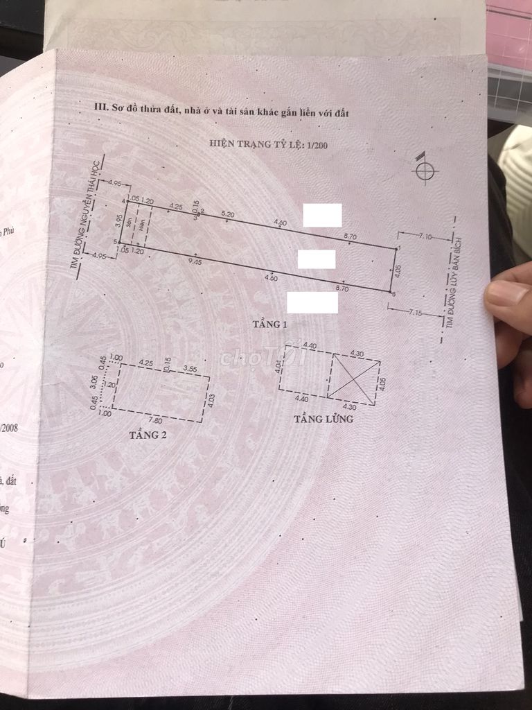 Bán cặp nhà 2MT đường Lũy Bán Bích, 8x21m, 1 lầu, Giá 39 tỷ TL