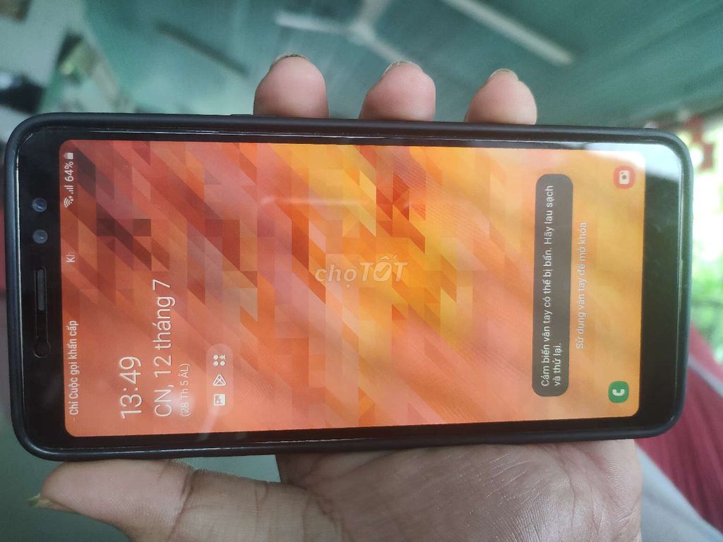 Samsung Galaxy A8+ (2018) Đen. Mua bán Điện thoại tại Huyện Đức Hòa Long An được đăng bởi Châu Tuấn hình 1