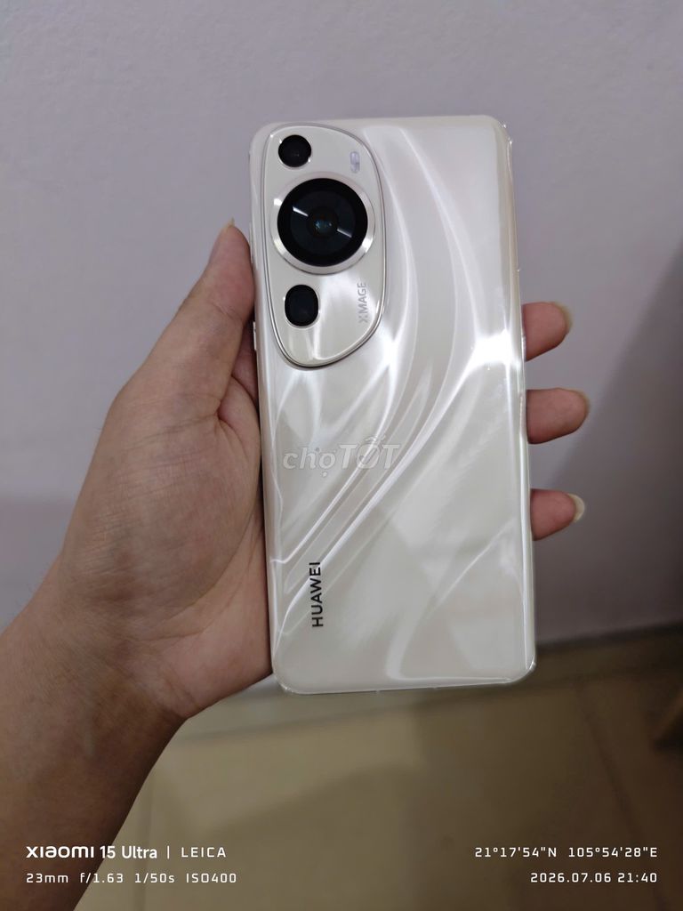 Huawei P60 art 12+512Gb pin 99% đẹp. Mua bán Điện thoại tại Huyện Sóc Sơn Hà Nội được đăng bởi Vuong Xuan Hung hình 1