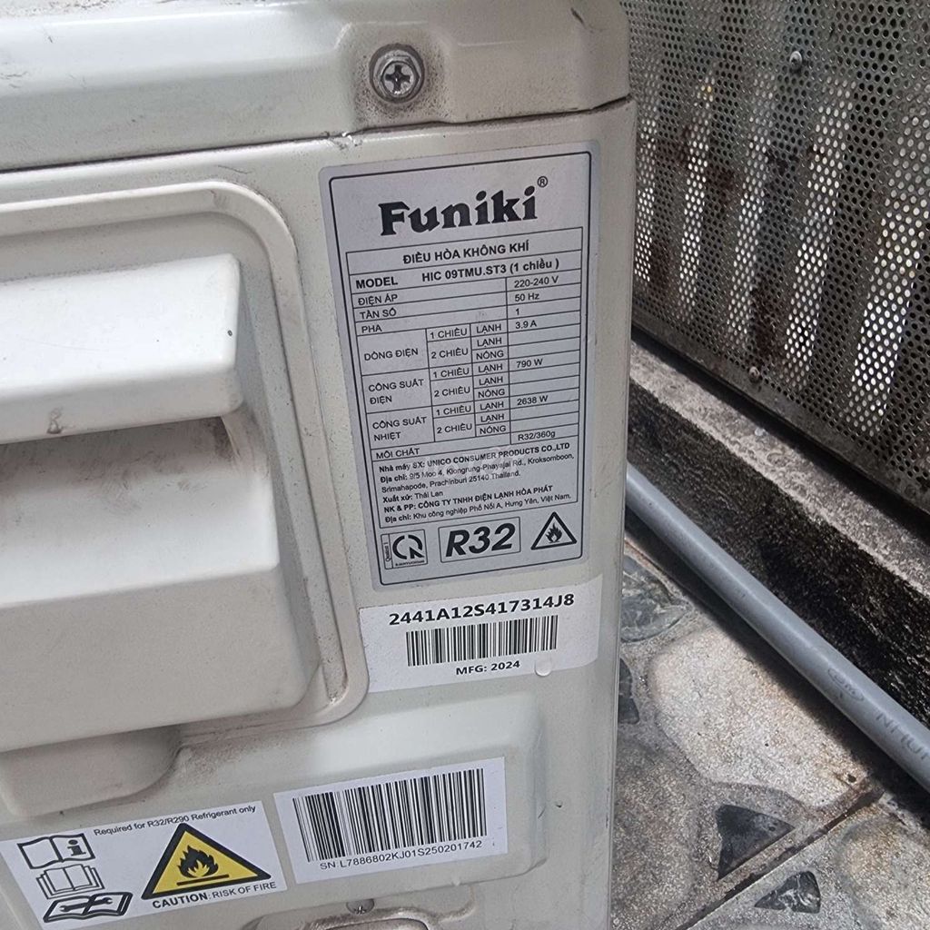 Funiki 1 HP inverter năm 2024 bh hãng t6/26. Mua bán Máy lạnh, điều hoà tại Quận Gò Vấp Tp Hồ Chí Minh được đăng bởi Ngoc Yen hình 1