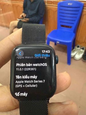 đồng hồ appe watch series 7/44mm gps dùng sim. .. Mua bán Thiết bị đeo thông minh tại Quận Hai Bà Trưng Hà Nội được đăng bởi lê đức long 