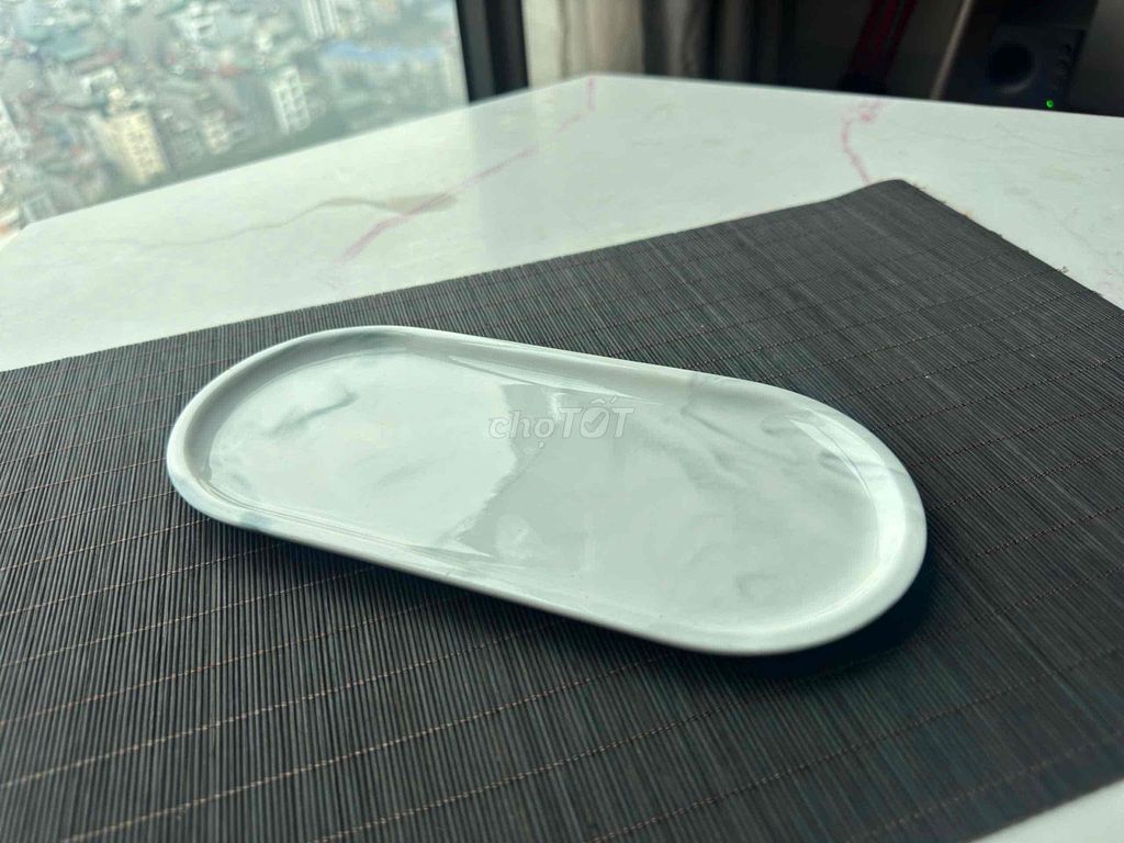 Khay decor Sứ Vân đá. Mua bán Nội thất, đồ gia dụng khác tại Quận Ba Đình Hà Nội được đăng bởi Windy Vu hình 1