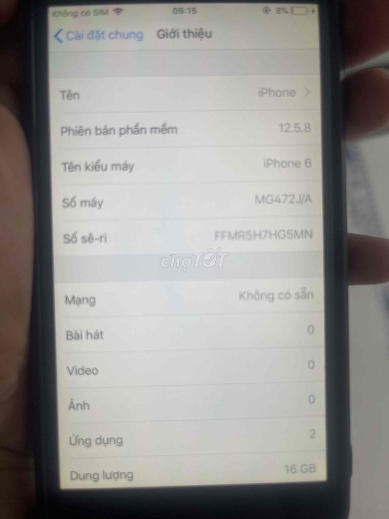 Apple iPhone 6 16GB Xám. Mua bán Điện thoại tại Huyện Long Thành Đồng Nai được đăng bởi Nguyễn Nhung hình 1