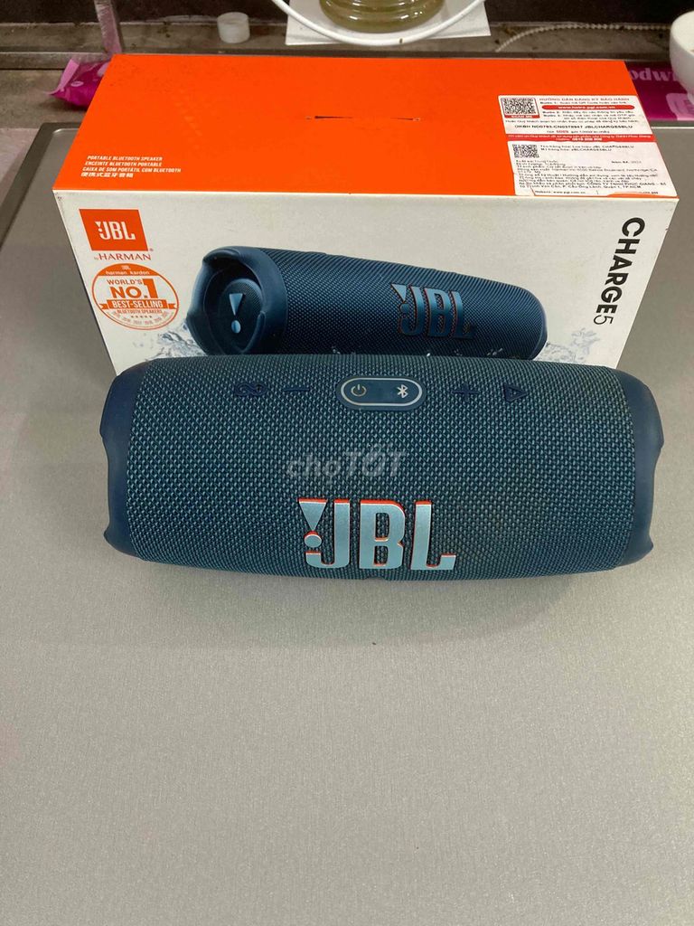 Loa Bluetooth JBL Charge 5 Xanh dương. Mua bán Tivi, Âm thanh tại Huyện Tiên Du Bắc Ninh được đăng bởi Sam hình 1