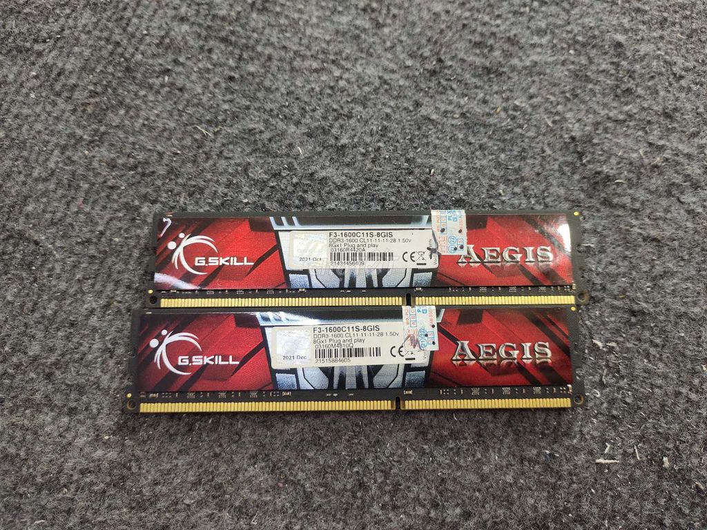 🏖️RAM DDR3 8GB TẢN LÁ G.KILL LẮP MÁY TẸT GA