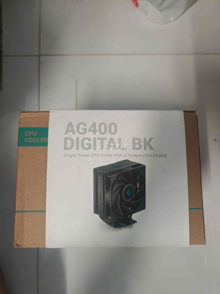 Deepcool AG400 Digital BK Tản nhiệt khí Đen. Mua bán Linh kiện (RAM, Card...) tại Thành phố Thủ Đức Tp Hồ Chí Minh được đăng bởi Gia Huy hình 1