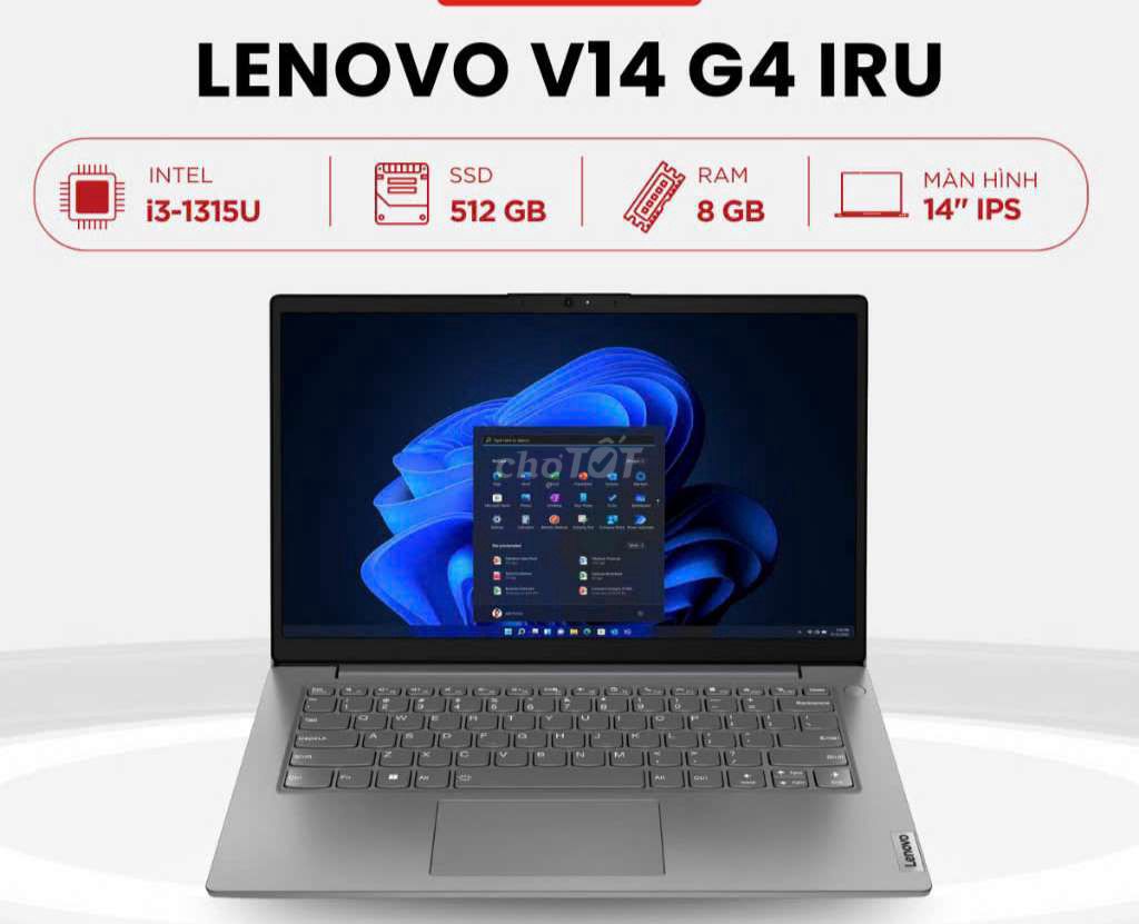 Lenovo V14 G4 IRU i3-1315U 14 inch 8GB/512GB Xám. Mua bán Laptop tại Quận Liên Chiểu Đà Nẵng được đăng bởi Nguyễn Hưng  hình 1