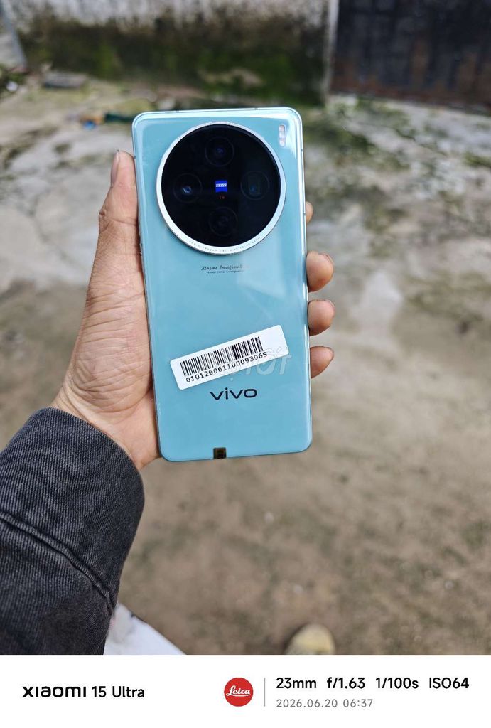 Vivo X100s 12GB/256GB Xanh gl. Mua bán Điện thoại tại Huyện Hóc Môn Tp Hồ Chí Minh được đăng bởi anh 5 hình 1