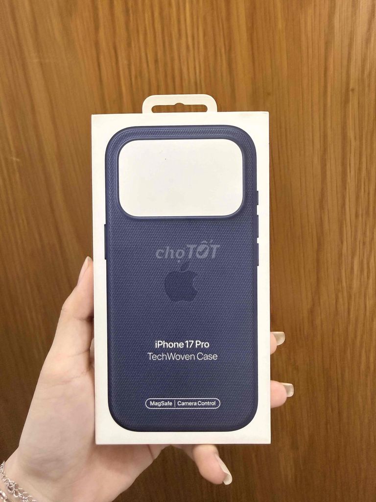 Ốp lưng Apple iPhone 17 Pro TechWoven Xanh. Mua bán Phụ kiện (Màn hình, Chuột...) tại Quận Ninh Kiều Cần Thơ được đăng bởi Minh Phát hình 1