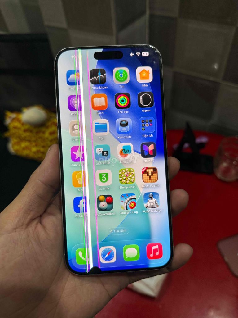 Apple iPhone 15 Pro Max 256GB Trắng. Mua bán Điện thoại tại Thành phố Qui Nhơn Bình Định được đăng bởi huy hình 1