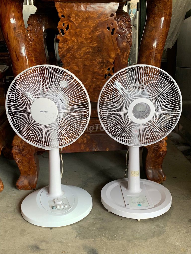 Quạt điện Teknos màu Trắng. Mua bán Quạt tại Quận Sơn Trà Đà Nẵng được đăng bởi ĐỒ CŨ ĐÀ NẴNG  hình 1