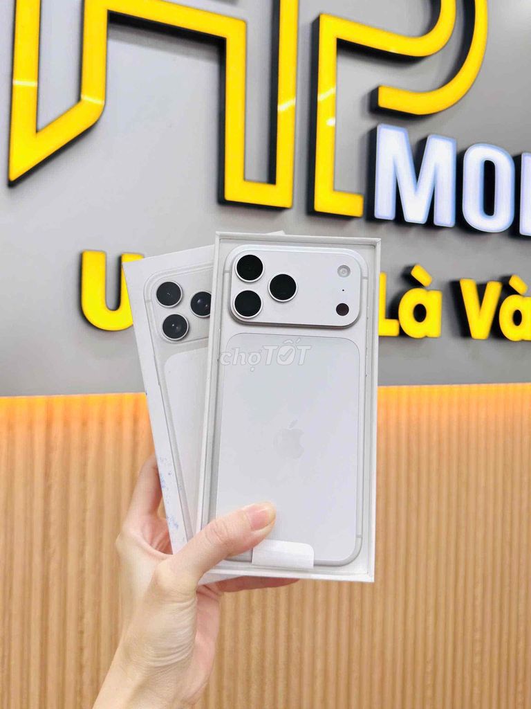 Apple iPhone 17 Pro Max Trắng. Mua bán Điện thoại tại Thành phố Đồng Xoài Bình Phước được đăng bởi Hoàng  Minh Phụng hình 1