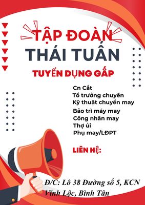 CN MAY -  CN CẮT - PHỤ MAY - KỸ THUẬT CHUYỀN