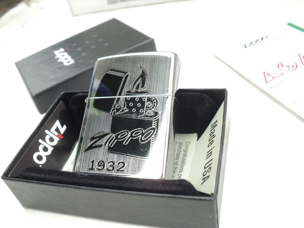ZIPPO USA I 1932, ZIPPO CHÁY 3D, Fullbox. Mua bán Đồ sưu tầm, đồ cổ tại Thành phố Thủ Đức Tp Hồ Chí Minh được đăng bởi Tuấn Anh  hình 1