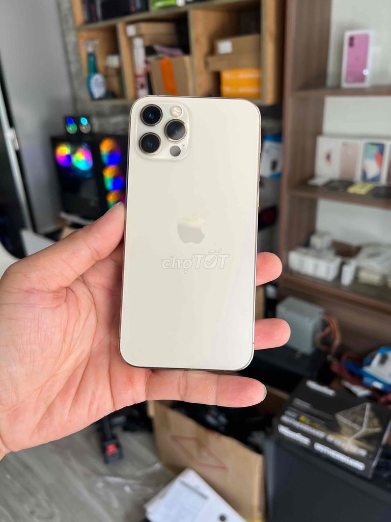 Apple iPhone 12 Pro 128GB Vàng Lỗi sóng 5G. Mua bán Điện thoại tại Quận Ninh Kiều Cần Thơ được đăng bởi 196 store hình 1