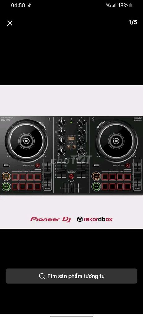Bộ điều khiển DJ Pioneer DDJ-200 Đen. Mua bán Nhạc cụ tại Quận Hà Đông Hà Nội được đăng bởi Lê Quang Tuần hình 1