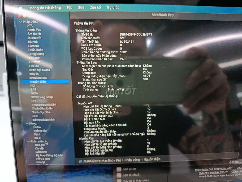 Macbook Pro 13 inch 2019, i7/16/256. Mua bán Laptop tại Quận Gò Vấp Tp Hồ Chí Minh được đăng bởi Minh Vương hình 2