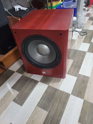 Loa siêu trầm JBL Studio 660P Nâu đỏ