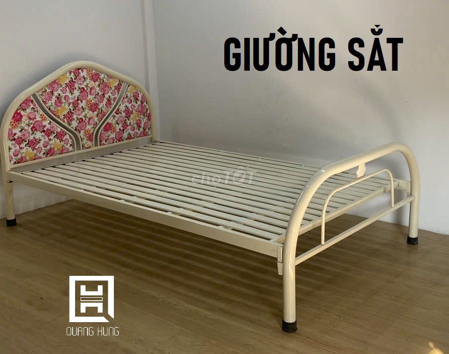 GIƯỜNG SẮT ỐNG TRÒN-GIƯỜNG SẮT--GIƯỜNG SẮT-GIƯỜNG=. Mua bán Giường, chăn ga gối nệm tại Huyện Nhà Bè Tp Hồ Chí Minh được đăng bởi NỘI THẤT NHÀ XINH hình 1