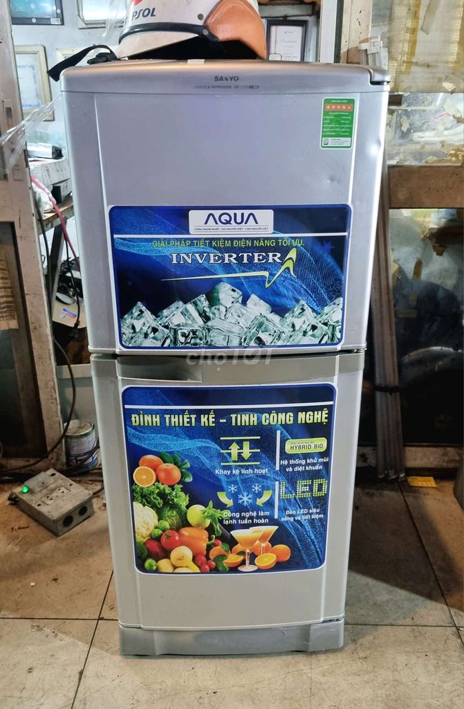 thanh lý tủ lạnh Sanyo 120L zin  không bám tuyết. Mua bán Tủ lạnh tại Quận 7 Tp Hồ Chí Minh được đăng bởi Pi trần hình 1